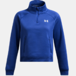 Under Armour UA Armour Fleece® Pro ½ Zip Top Blue(Women’s) - Image 2