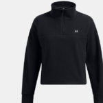 Under Armour UA Expanse Fleece ½ Zip Top Black (Women's) - Image 3