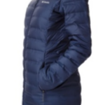 Columbia LAKE 22 Long Down Hooded Jacket Navy (Women's) - Image 3
