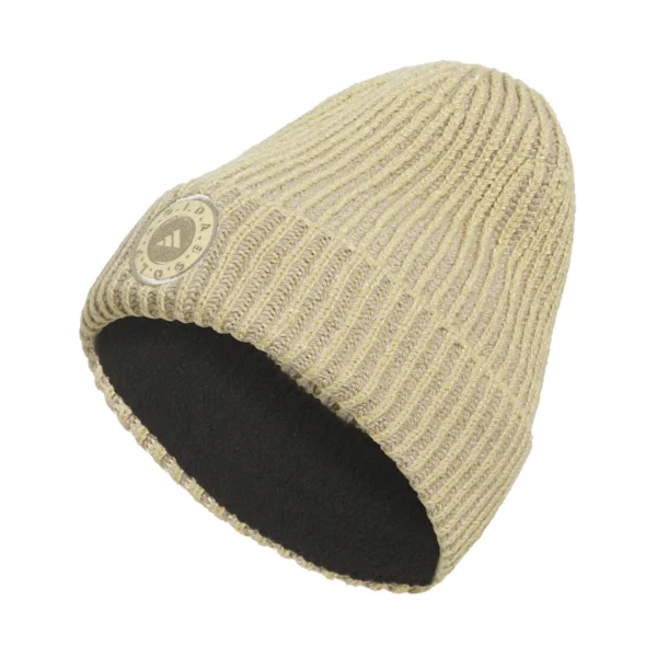 Adidas Knit Beanie Hat (Ivory) One Size Adults
