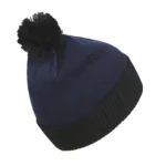 Adidas Pom Cold Rdy 3 Stripe Beanie Hat Navy (Men’s) - Image 3