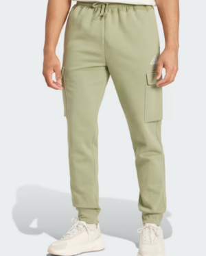 adidas Essentials Fleece Regular Tapered Cargo Joggers Tent Green (Men's)