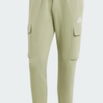 adidas Essentials Fleece Regular Tapered Cargo Joggers Tent Green (Men's) - Image 4
