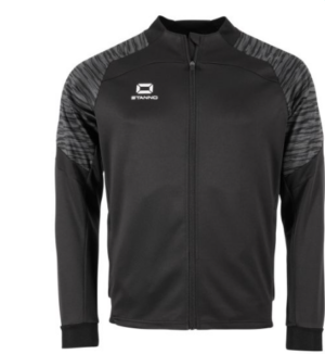 Stanno Bolt Black/Grey Full Zip Top - Puckane Tennis Club (Kids/Adults) Pre-order 2025