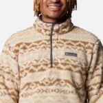Columbia Rugged Ridge™ III Printed Sherpa Half Snap Fleece Top Darkstone (Men’s) - Image 3