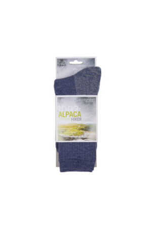 Silverpoint Alpaca Merino Hiker Sock  (Blue | Black | Raspberry) Unisex