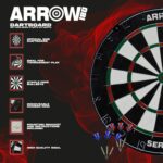 Arrow180 Bristle Dartboard Set - Image 5