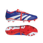adidas Predator League FT Firm Ground Football Boot Blue/Orange/White (Adults) - Image 4