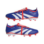 adidas Predator League FT Firm Ground Football Boot Blue/Orange/White (Adults) - Image 5