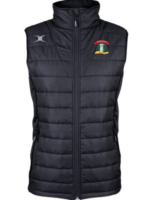 Nenagh Ormond Rugby Gilbert Pro Body Warmer - Black