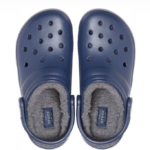 Crocs Classic Lined Clog Navy Charcoal (Adults) - Image 5