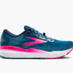 Brooks GHOST 16 GTX Running Shoe  Gortex  Moroccan Blue/Pink (Women's) - Image 9
