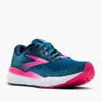 Brooks GHOST 16 GTX Running Shoe  Gortex  Moroccan Blue/Pink (Women's) - Image 7