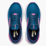 Brooks GHOST 16 GTX Running Shoe  Gortex  Moroccan Blue/Pink (Women's) - Image 6