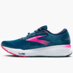 Brooks GHOST 16 GTX Running Shoe  Gortex  Moroccan Blue/Pink (Women's) - Image 5