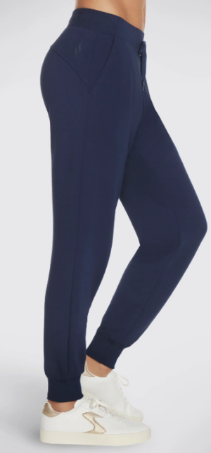 W SKECHERS LUXE RENEW JOGGER Black | Navy (Womens)