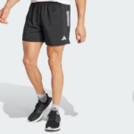 adidas Own the Run 5" Shorts Black/White (Men's) - Image 2