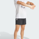 adidas Own the Run 5" Shorts Black/White (Men's) - Image 3