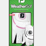 FOOTJOY WeatherSof® Left Hand Golf Glove White/Pink (Women's) - Image 4