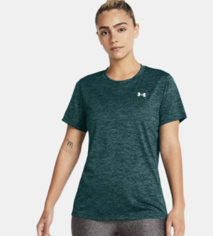 UA Tech Twist Short Sleeve Tee - Hydro Teal (Women's)