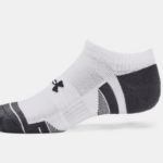 Under Armour UA Performance Tech 3-Pack No Show Socks Black | White (Unisex) - Image 9