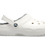 Croc's  Classic Lined Clog  White/Silver (Adults) - Image 2