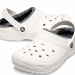 Croc's  Classic Lined Clog  White/Silver (Adults) - Image 3