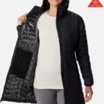 Columbia Powder Lite Mid Jacket (Black | Cream) Ladies - Image 4