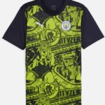 Manchester City Pre-Match Shirt  2024-202 (Yellow Glow)   Kids - Image 3