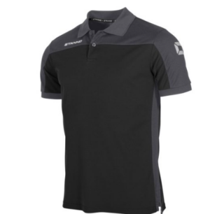 Stanno Bolt Black/Grey Polo Shirt - Puckane Tennis Club (Men's) Pre-order 2025