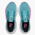 Brooks Glycerine GTS 21 Running Shoe (Women's)  Moroccan Blue/Aqua/Pink - Image 4