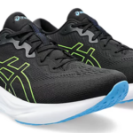 ASICS GEL-PULSE 15 Running Shoe Black/Green (Mens) - Image 3