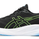 ASICS GEL-PULSE 15 Running Shoe Black/Green (Mens) - Image 4