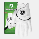 Footjoy WeatherSof®Left Hand Golf Glove  White/Black (Men's) - Image 3