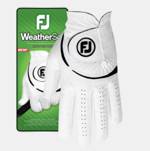 Footjoy WeatherSof® Right Hand Golf Glove White/Black (Men’s)