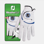 Footjoy WeatherSof® Left Hand Golf Glove White/Royal (Men’s) - Image 2