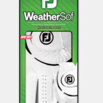 Footjoy WeatherSof Women's Right Hand Golf Glove White/Black (Women's) - Image 3