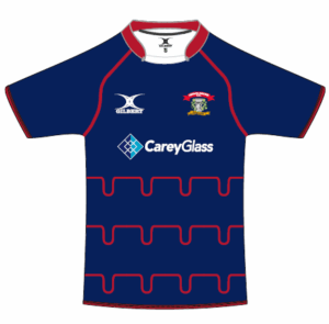 Nenagh Ormond Gilbert Rugby NORFC Sublimated Pro-Premium Away Jersey Navy/Red/White ( Adults)
