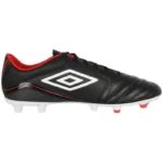 Umbro Classico XII FG Firm Ground Football Boot Black/Red (Adults) - Image 2
