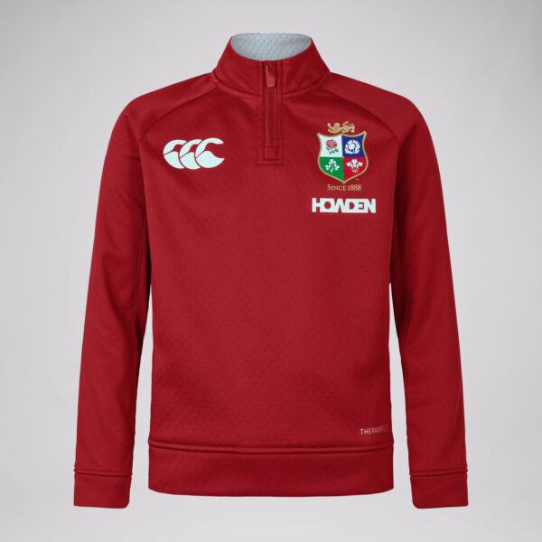 Canterbury British & Irish Lions 2025 Quarter Zip Fleece Red (Adults)