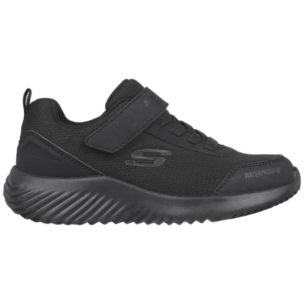 Skechers Bounder - Dripper Drop Runner Black/Black (Kids)  Waterproof
