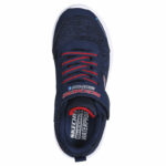 Skechers Bounder - Dripper Drop Runner  Navy Red (Kids)  Waterproof - Image 6