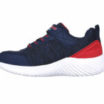 Skechers Bounder - Dripper Drop Runner  Navy Red (Kids)  Waterproof - Image 3