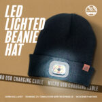 Six Peaks LED Lighted Beanie Hat  Wine - Image 2