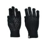 Six Peaks Winter Knitted Gloves Black (Unisex) - Image 4