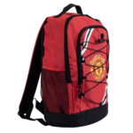Team Merchandise Manchester United Core Stripe 15 L Backpack/Rucksack  Red/Black - Image 4