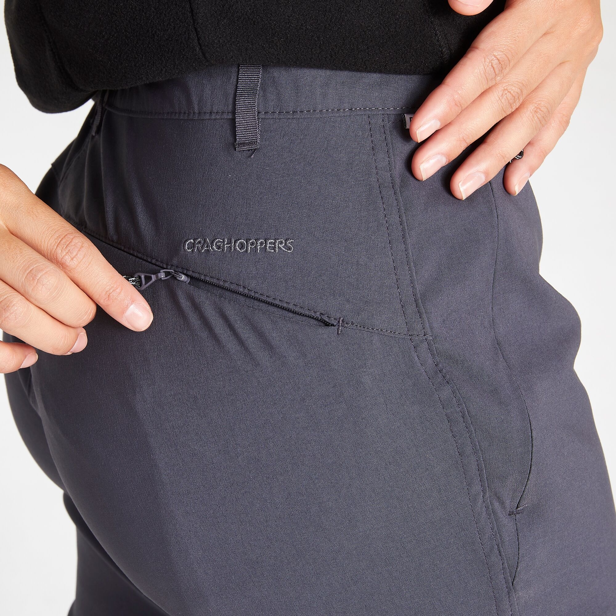 Craghoppers Kiwi Pro II Trousers Lined | Graphite Grey (Women's) - Image 4