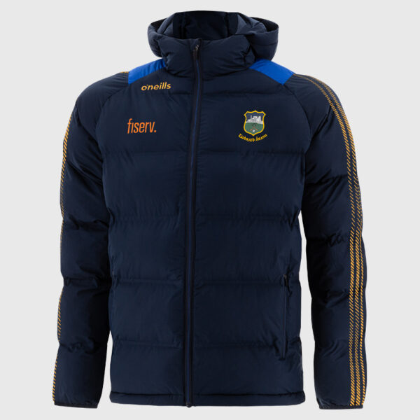 Tipperary GAA O’Neills Dynamo 72 Hooded Padded Jacket Marine / Royal / Amber (Kids / Adults)