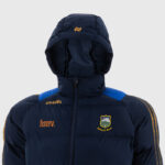 Tipperary GAA O’Neills Dynamo 72 Hooded Padded Jacket Marine / Royal / Amber (Kids / Adults) - Image 2