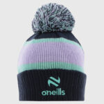 O'Neills Tipperary GAA Dynamo Bobble Hat Marine/Purple/Green (Adults) - Image 2